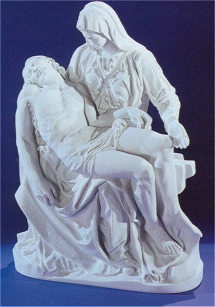 Pieta By Michelangelo Sculpture Bonded Marble Replica Quality Italian